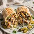 chicken shawarma wrap