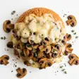 mushroom swiss burger