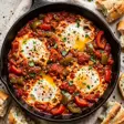 shakshuka with six eggs