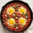 shakshuka with six eggs